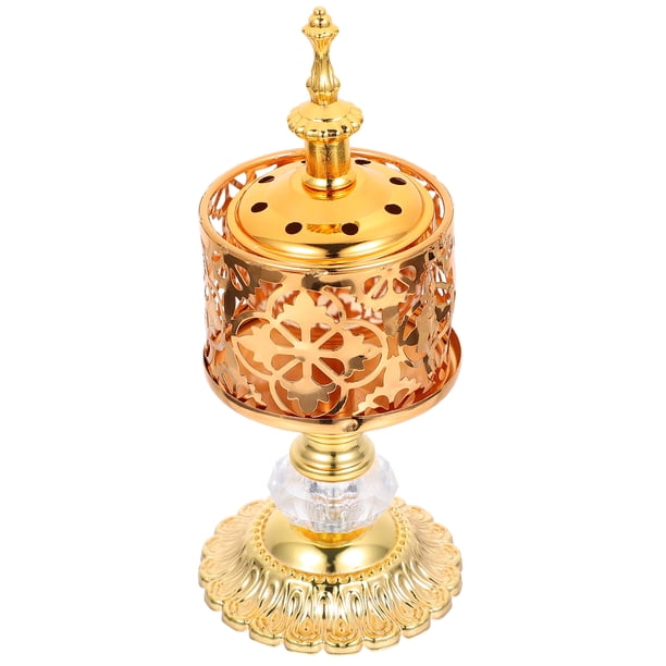 EeaseMX Ornamento de quemador de incienso de arte de hierro europeo de estilo para festival de boda del partido