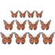 thumbnail image 4 of KAKOWELY 12 pegatinas 3D de mariposas para fiestas, decoración de 3 capas, para hacer tú mismo., 4 of 5