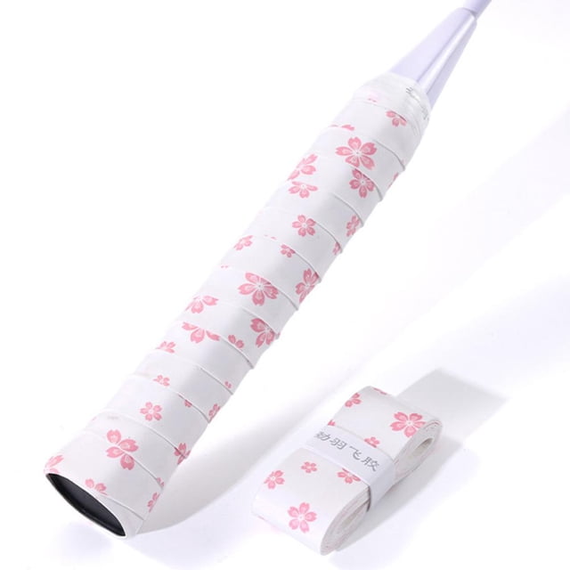 Anti-Slip Sweat Absorbent Badminton Racket Grip Tape Velvety PU Overgrip for Tennis Racquet Squash Shock Absorption Sticky Handle Wrap No Gloves Required