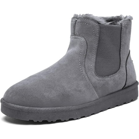 

Winter Warm Men s Boots Winter Warm Boots Men Lightweight Ankle Snow Boots Male Comfortable Plush Cotton Shoes Unisex Outdoor Anti-Slip Walking Footwear