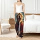 thumbnail image 4 of Balery Meditating Golden Retriever Pantalones de pijama para mujer, pijamas ultraligeros, pantalones de estar por casa-Small, 4 of 6