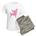 thumbnail image 5 of CafePress - Pink Funny Cute Chihuahua Women's Light Pajamas - Women's Short Sleeve Print T-Shirt and Pants Light Cotton Pajama Set, 5 of 7
