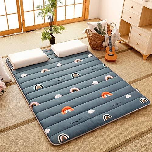 Dry and Breathable Japanese Floor Futon Mattress, Summer Tatami Mat Sleeping Pad Foldable Roll