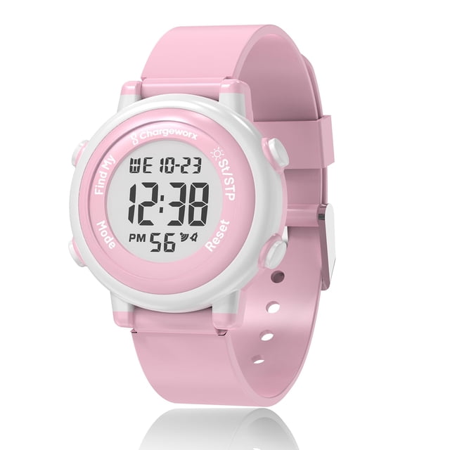 Reloj Digital para Niños CHARGEWORX con Apple Find My Resistente al Agua