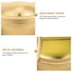thumbnail image 2 of 2 uds lingote de oro simulado decoración Metal escritorio ornamento lingote de oro caja de caramelo, 2 of 6