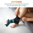 thumbnail image 5 of Toe Separator Socks by Stretch; Toe Spacer Foot Alignment Sock for Bunion Relief, 5 of 7