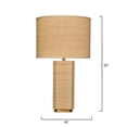 thumbnail image 3 of Jamie Young Co Utopia Raffia Table Lamp Natural Engineered Wood, 3 of 8