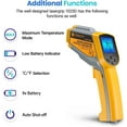 Etekcity Lasergrip 1025D Digital Dual Infrared Laser Thermometer