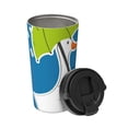 thumbnail image 2 of Fotbe Goose Holding an Umbrella Printed Insulated Travel Coffee Mug Spill Proof Leak Proof Stainless Steel Coffee Tumbler Reusable Coffee Cups with Lids Thermos, 2 of 8