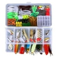 thumbnail image 1 of 181 Uds juego de aparejos de pesca pesca Minnow Popper señuelos cebos Crankbait, 1 of 8
