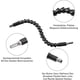 thumbnail image 2 of Paquete de Adaptador de Accesorio de Destornillador 105 y Brocas de 280 Mm con Portabrocas Magnético de Taladro de Ángulo Recto de 1/4' YONGSHENG, 2 of 5