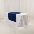 thumbnail image 2 of Efavormart Navy Blue Premium Scuba Polyester Wide Table Runner, Wrinkle Free Trade Show Table Runner - 36"x72", 2 of 9