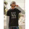 thumbnail image 2 of We Listen To Music T-Shirt Men -Smartprints Designs, Male Large, 2 of 4