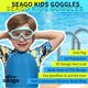 thumbnail image 3 of Gafas de natación Seago, antivaho, antiUV, amplia visión, para niños de 3 a 15 años, paquete de 2, 3 of 6