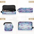 thumbnail image 5 of Hair Tool Organizer Bag with Heat Resistant Mat Removable Travel Storage Case for Hot Air Brushes Curling Irons Whimsical Underwater Scene, 5 of 8