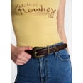 thumbnail image 2 of Kacey Lee Women's Leather Belt with Charms, 2 of 4
