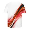 thumbnail image 5 of Mefallenssiah Hommes Hauts, Décolleté Hommes Décontracté Col Rond Impression Pull Sport Manches Courtes T Chemise Chemisier, 5 of 5