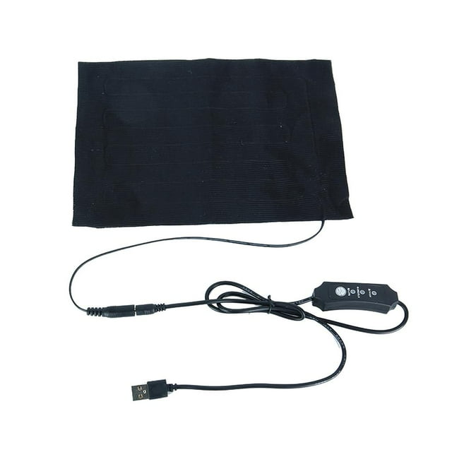 HY-1724 Heating Pad Washable Electric Cloth Heater Pad Easy to Use USB Powered Warm Mat with Three-Gear Timer Switch for Home Office Outdoor Camping