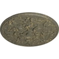 thumbnail image 3 of 31 1/4"OD x 2 1/4"P Baile Ceiling Medallion (Fits Canopies up to 6"), Hand-Painted Witch Hazel Crackle, 3 of 6