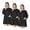Black-3 Pack, variant on Toptie 3 Pack Waterproof Haircutting Pet Grooming Smock Jacket Salon Barber Hairdressing Cape Gown Apron with 2 Pockets