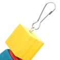 thumbnail image 4 of Colorful Wood Block Plastic Chain Soft Bridge Hanging Biting Chewing Playing Bird Toy Parrots Swing Supplies Accessory, 4 of 8