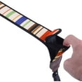 thumbnail image 3 of TrueSHOT Camera Strap w/ Vintage Striped Neoprene , Quick Release Clips & Storage Pockets by USA GEAR - works with Canon , Nikon , Sony & More DSLR , Mirrorless , Point & Shoot & Instant Cameras, 3 of 6