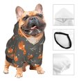 thumbnail image 3 of Balery cute fall fox leaf Sudadera con Capucha para Perros Pequeños – Ropa para Mascotas, Disfraz para Perros y Gatos, Ideal para Fiestas y Cosplay-Small, 3 of 7