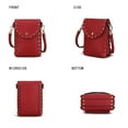 thumbnail image 3 of MKF Collection Filomena Vegan Leather Women's Crossbody Handbag by Mia K, 3 of 10