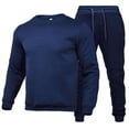 thumbnail image 4 of Chándal con capucha y pantalones deportivos para hombre, conjunto deportivo informal de 2 piezas, ropa de calle de polar, novedad de 2024, 4 of 5