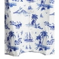 thumbnail image 5 of LA LEELA Men's Summer Beaches Button Down Tops Vacation Cruise Hawaiian Shirt for Men Stylish Party Short Sleeve Shirts XXL Tropical, White, 5 of 6
