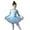 Sky Blue, variant on AWZXDE Kid Girls Ballet Dance Dress Lace Long Sleeve Leotards With Removable Tutu Skirt Ballerina Outfit Dancewear Blue,9-10 Years