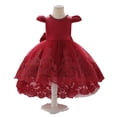 thumbnail image 5 of Vestido para niños Vestido para niñas Vestido con cola lavada Vestido para bebé de un año, 5 of 5