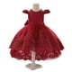 thumbnail image 5 of Vestido para niños Vestido para niñas Vestido con cola lavada Vestido para bebé de un año, 5 of 5