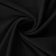 thumbnail image 5 of Vestido de Manga Corta para las Mujeres, Color Sólido Encaje Hasta Cintura Retracta Satén Tenedor Dividido, Cuello Redondo Midi, 5 of 8