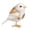White, variant on Boho Bird Figurine Statue for Home Decor, Retro Animal Sculpture for Shelf Table Office and Living Room, Decorative Bird Ornament Gift for Bird Lovers