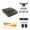 Transparent black, variant on Retro Game Console Impact Resistant Case Shell ABS Clear Box
