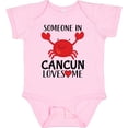 thumbnail image 3 of Inktastic Someone in Cancun Loves Me Boys or Girls Baby Bodysuit, 3 of 5