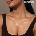 thumbnail image 3 of Initial Necklaces for Women, 14k Gold Plated Tiny Small Dainty Letter NecklaceSimple Cute Choker Necklaces Trendy Jewelry Gift, 3 of 5