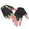 thumbnail image 2 of Guantes tácticos de medio dedo con red apilada para ciclismo, fitness, levantamiento de pesas, fitness, deportes al aire libre, guantes protectores solares para hombres y mujeres, 2 of 5