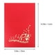 thumbnail image 3 of 1 tarjeta de felicitación de gorra de graduación 3D hecha a mano, tarjetas de bendición de graduación, regalo de graduación para compañeros de escuela (rojo), 3 of 3