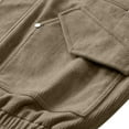 thumbnail image 6 of M-4X Plus Size Corduroy-Jackets for Men with Pockets Big & Tall Coats Zip Up Collared Long Sleeve Vintage Solid Color Warm Work Outerwear Jacket, 6 of 7