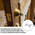 thumbnail image 3 of Guardoinrt Stainless Steel Gate Latch Replacement Anti-lost Household Cafe Door Lock Silver, 3 of 6