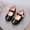 Black, variant on FSYBOA Girls Dress Shoes Size 11(Little Kids), Hook and Loop Strap Soft Soled Non Slip Summer Kids School Uniform Shoes Black
