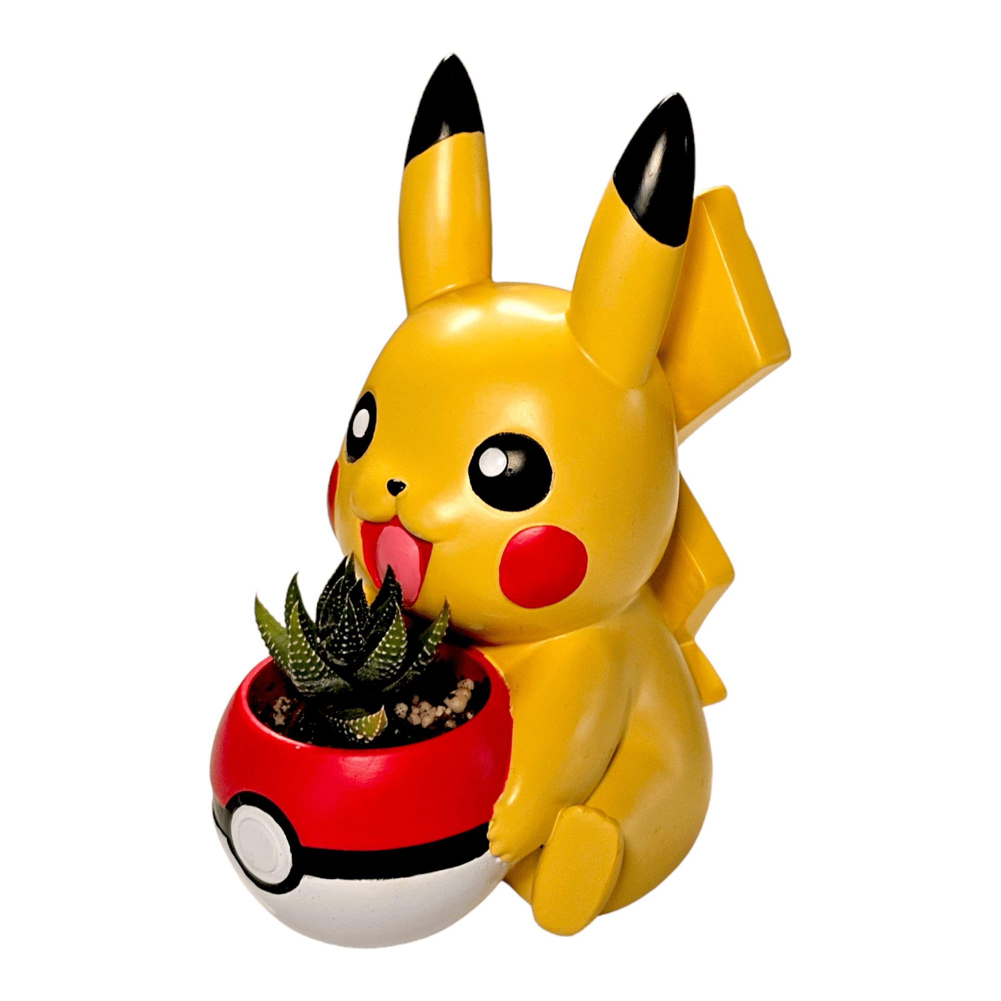 Pikachu Planter Pot 5'' - Cute Anime Succulent Plant Pot For Office Desk, Home Decor, Garden