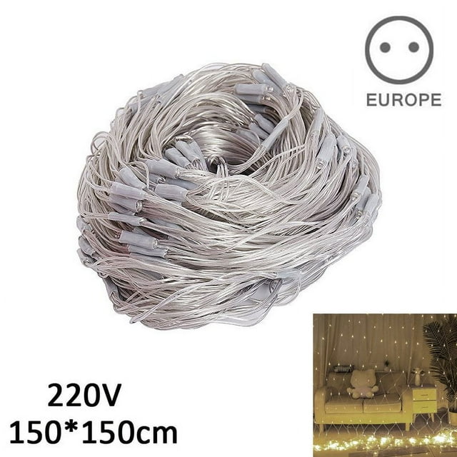 MesaSe Led Net Lights Outdoor String Mesh Light Waterproof Hanging Decoration Suitable For Wedding Christmas Halloween