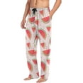 thumbnail image 5 of FREEAMG Watermelon Pajama Pants for Men, Men's Separate Bottoms, Comfortable Sleep Lounge Pj Pants, 5 of 7