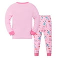 thumbnail image 3 of lnmuld Two Piece Kids Pajamas Boys Girls Long Sleeve Pajama Set Soft Sleepwear Outfits Comfortable Loungewear for Toddler Children Size:5-6 Years, 3 of 3