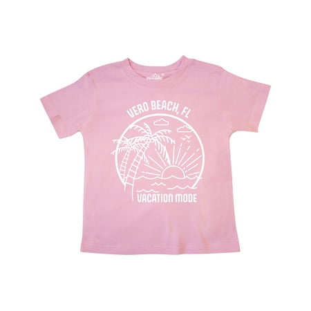 

Inktastic Summer Vacation Mode Vero Beach Florida Gift Toddler Boy or Toddler Girl T-Shirt