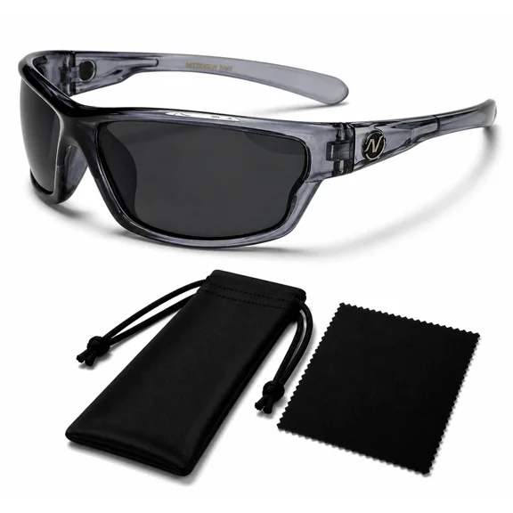 Polarized Wrap Around Sport Sunglasses for Men Cycling Fishing Running UV400
