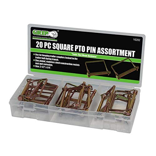 Grip Lynch Pin Assortments (20 pc Square PTO)